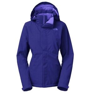 The North Face Jeppeson Jacket Womens XS Lapis Blue HyVent Ski Snow CNM3